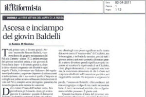 Scopri di più sull'articolo Ascesa e inciampo del giovin Baldelli